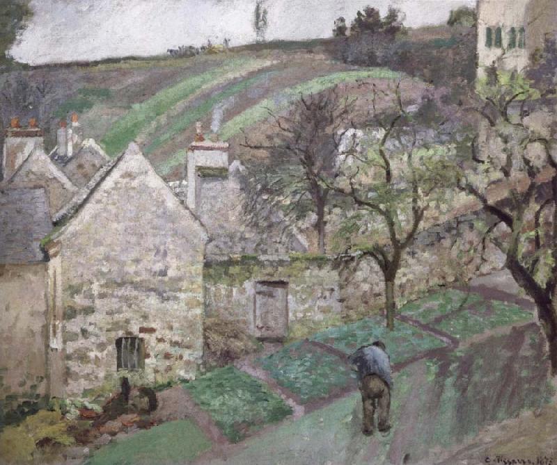 Camille Pissarro Hill at L-Hermitage,Pontoise Coteau de L-Hermitage,Pontoise oil painting picture